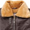 Tom Hardy Shearling Lining Brown Leather Jacket 04