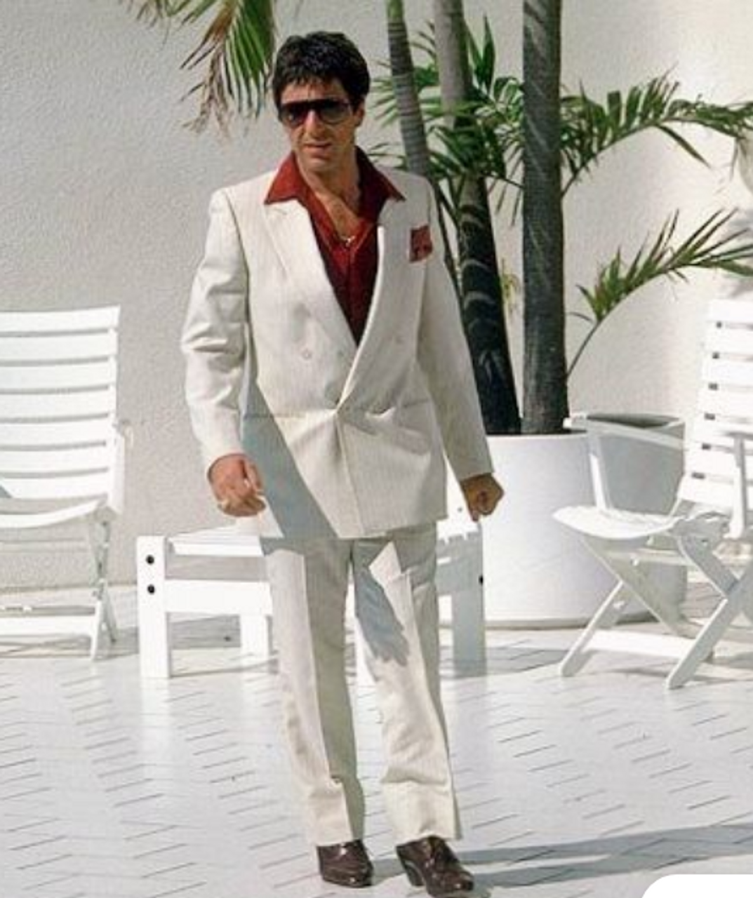 Al Pacino Scarface White Suit 03