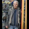 Anthony Bourdain Grey Leather Jacket 01