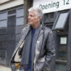 Anthony Bourdain Grey Leather Jacket 02