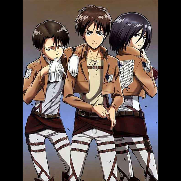 Attack on Titan Scouting Legion Leather Jacket 01