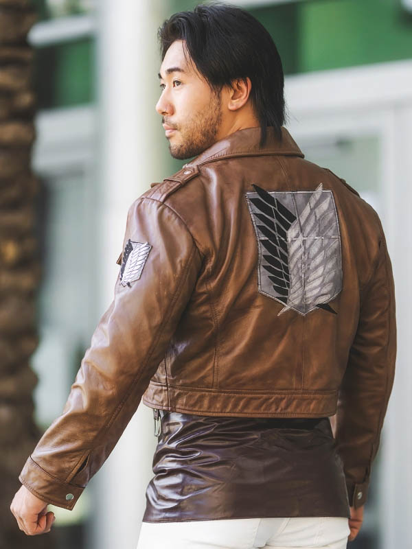 Attack on Titan Scouting Legion Leather Jacket 03