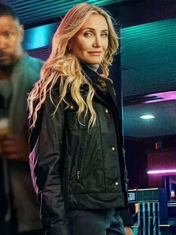 Back In Action 2025 Cameron Diaz Black Jacket 02