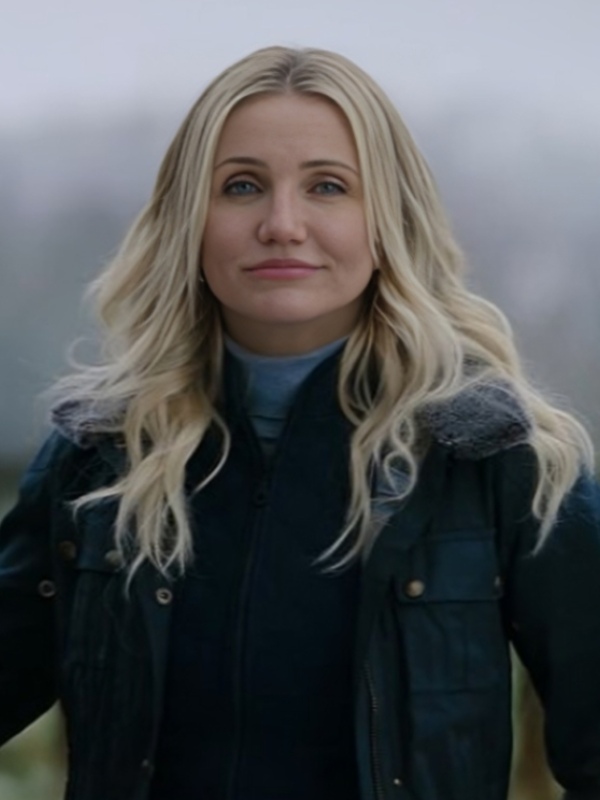 Back In Action 2025 Cameron Diaz Black Jacket 04