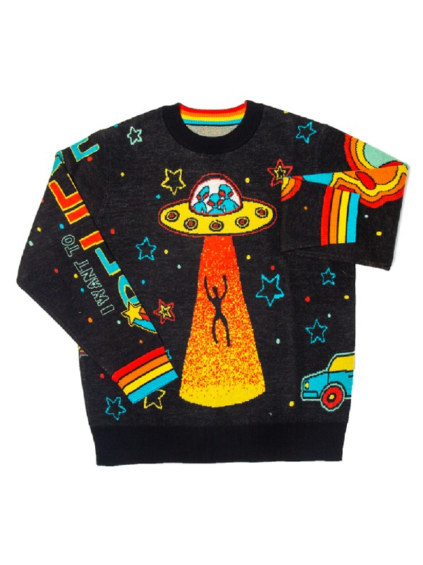 Bake Off S15 Noel Fielding Tony Albert Alien Sweater 03