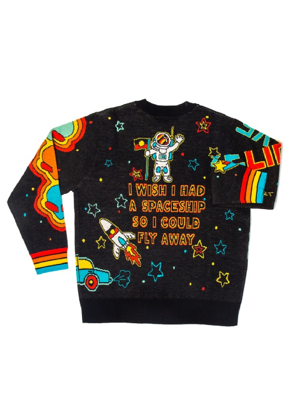 Bake Off S15 Noel Fielding Tony Albert Alien Sweater 04