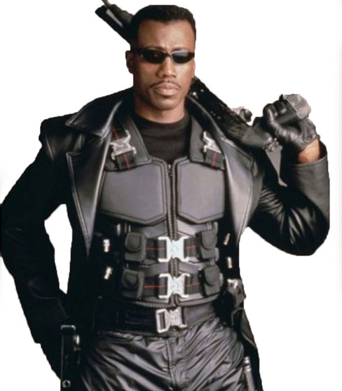 Blade Wesley Snipes Leather Vest 04