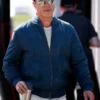 Brad Pitt blue Bomber Jacket from F1 2025 03