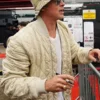 Brad Pitt f1 2025 off white bomber jacket 04