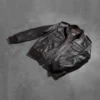 Brown Black Leather Jacket For Men And Women 07
