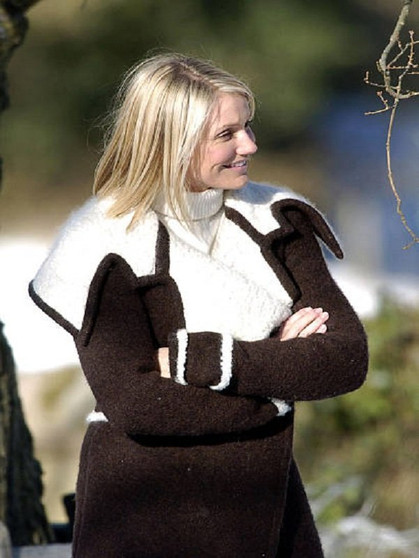 Cameron Diaz Wool Trench Coat 02