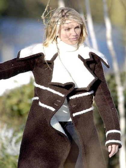 Cameron Diaz Wool Trench Coat 03
