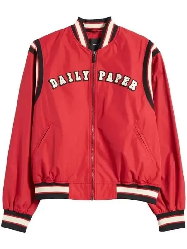 Chance The Rapper Bomber Jacket Red 02
