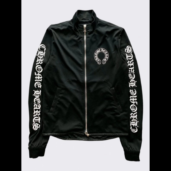 Chrome Hearts Track Black Jacket 01
