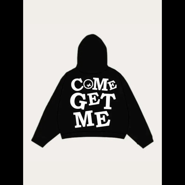 Come Get Me Hoodie Black 01