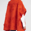 Elite S8 Maribel Verdú Red Floral Cape Coat 02