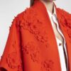 Elite S8 Maribel Verdú Red Floral Cape Coat 05