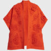 Elite S8 Maribel Verdú Red Floral Cape Coat 06