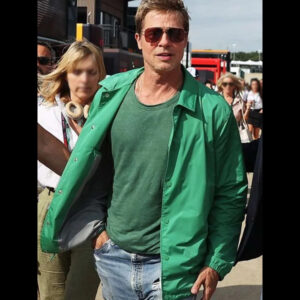 F1 2025 Brad Pitt Green Jacket 01