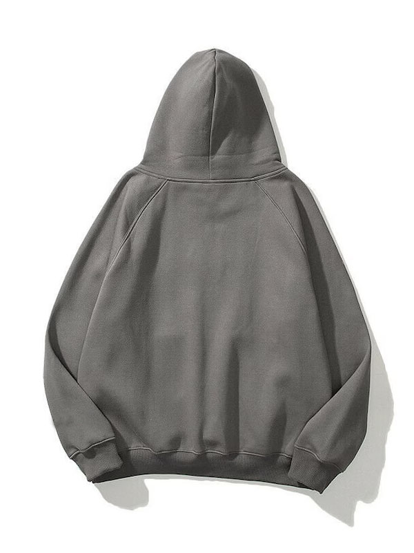 Grey Essentials Pullover Hoodie 02
