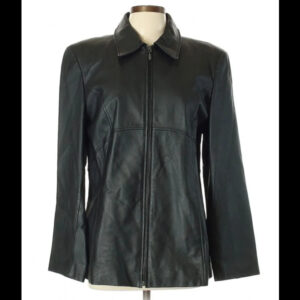 Jacqueline Ferrar Black Leather Jacket 01