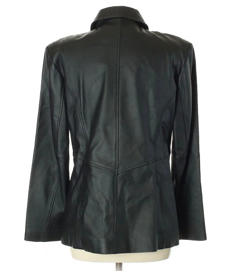 Jacqueline Ferrar Black Leather Jacket 02