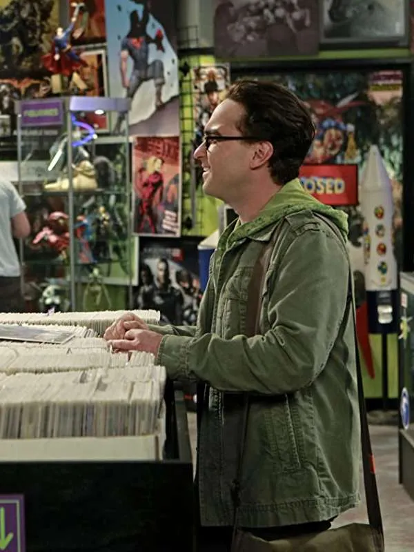 Johnny Galecki The Big Bang Theory Green Jacket 02