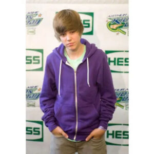 Justin Bieber Purple Hoodie​ 01