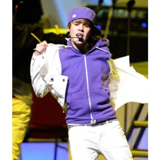 Justin Bieber Purple Hoodie​ 03