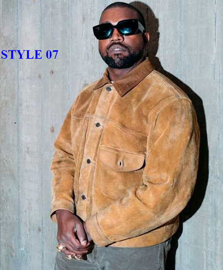 Kanye West Leather Biker Jacket 07