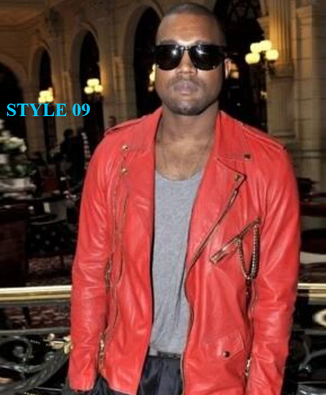 Kanye West Leather Biker Jacket 09