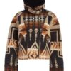 Kelly Reilly Shearling Collar Aviator Jacket 02
