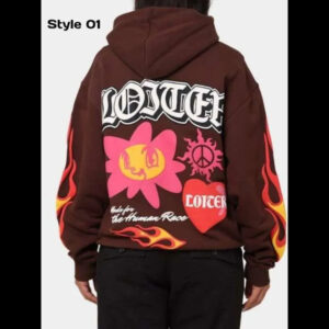 Loiter Euphoric Brown Unisex Hoodie 01