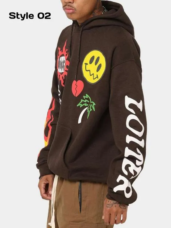 Loiter Euphoric Brown Unisex Hoodie 04