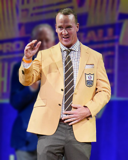 Men NFL Hall Of Fame Golden Jacket 02