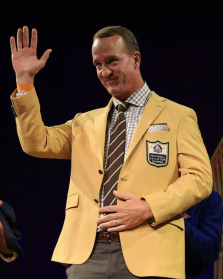 Men NFL Hall Of Fame Golden Jacket 03