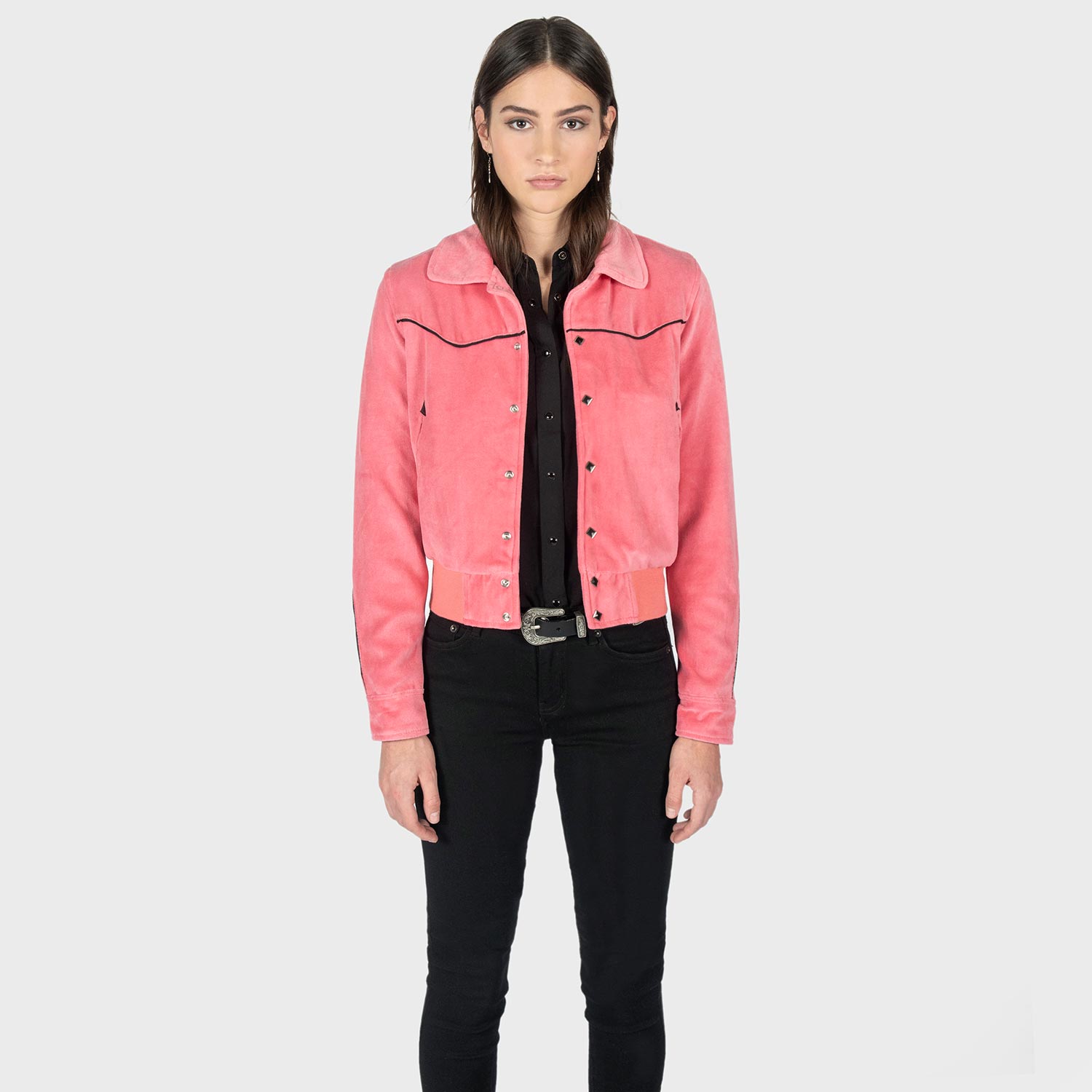Pink Velvet Jacket 05
