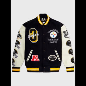 Pittsburgh Steelers Letterman Jacket 01