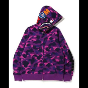 Purple Bape Hoodie 01