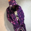 Purple Bape Hoodie 02