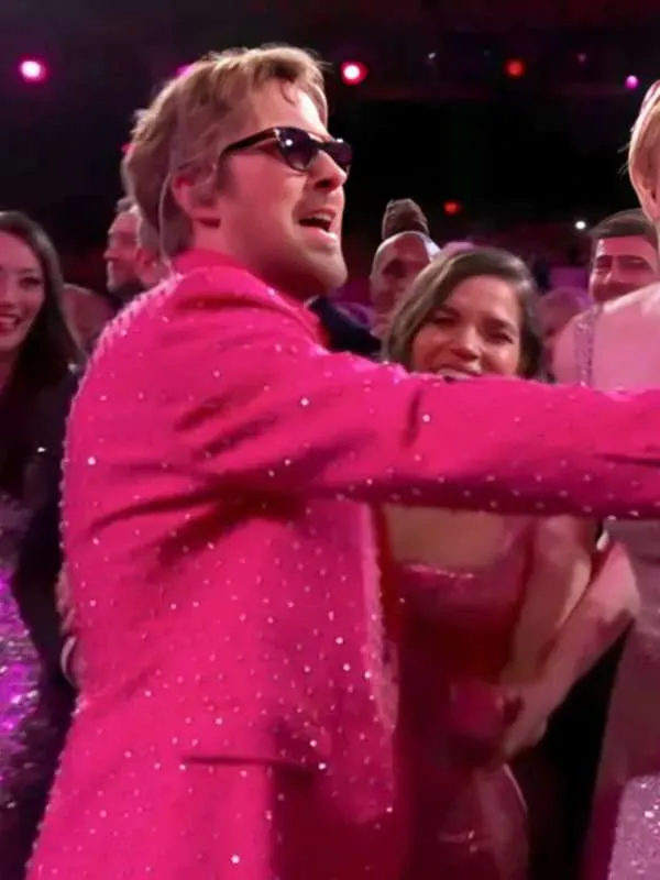 Ryan Gosling Oscars 2024 Pink Suit​ 03