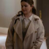 Selena Gomez Double Breasted Coat From Only Murders in the Building 02
