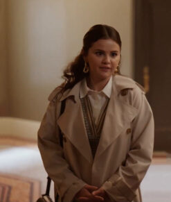Selena Gomez Double Breasted Coat From Only Murders in the Building 04