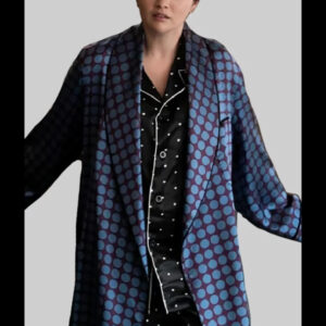 Selena Gomez Polka Dot Robe Coat From Only Murders in the Building 01