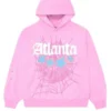 Sp5der Atlanta Hoodie Pink 02