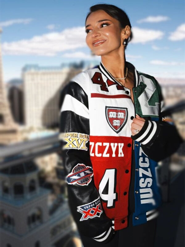 Super Bowl Kristin Juszczyk 49ers Jacket 03