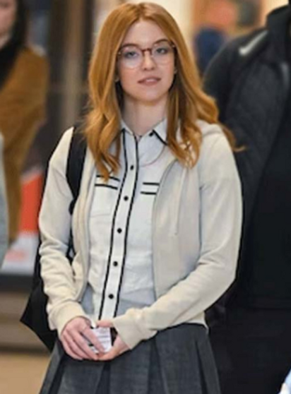 Sydney Sweeney Off White Hoodie From Madame Web 2024 02