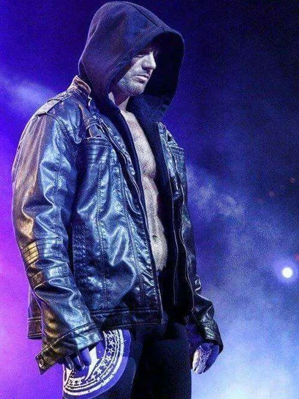 TNA AJ Styles Leather Jacket​ 04