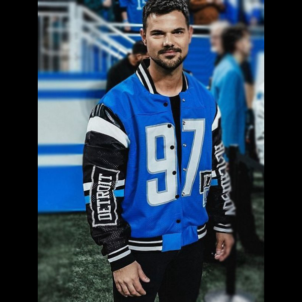 Taylor Lautner Detroit Lions Jacket 01
