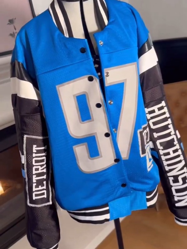 Taylor Lautner Detroit Lions Jacket 02